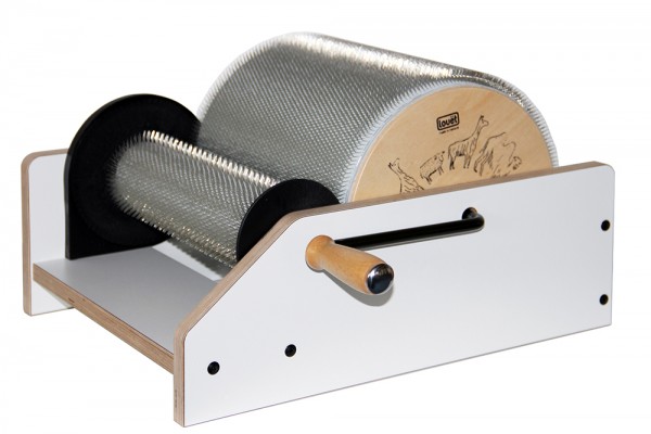 Kardiermaschine mit Handkurbel, Louet Standard XL - 30 cm Walze