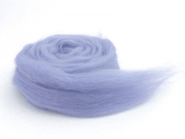 Bergschafwolle (bunt) - quellblau mittelfein im Band