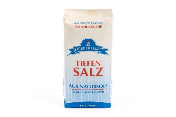 Göttinger "Gourmet" Tiefensalz aus Natursole 500 g
