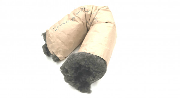 Sonderposten Alpaka-Merino-Gemisch 495g grau im Vlies -20% E110