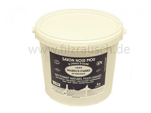 Nur auf Anfrage lieferbar - Schwarze Olivenseife Savon Noir Paste - 5 Liter