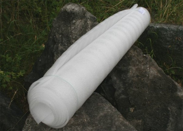 Sonderposten 1,20€/m Trittschallfolie 2mm stark, 1m breit, 2,5m Rest -20% TSFD2