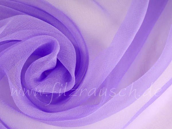 Chiffon 3,5 - lavendel 110 cm breit pro 1 Meter