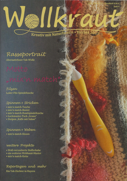 Wollkraut - Kreativ mit Naturfasern Heft 9 (Zeitschrift)