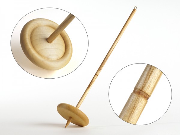 Filzrausch Handspindel Drehwurm geölt 80mm
