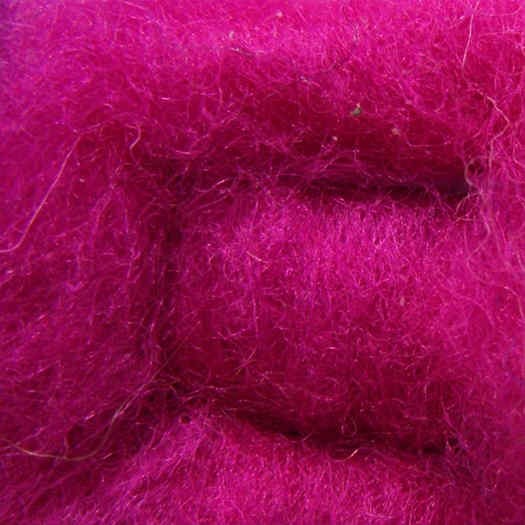Merinowolle (bunt) - pink extra fein im Vlies