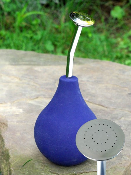 Filzbrause (Ballbrause) - blau 1 Stück
