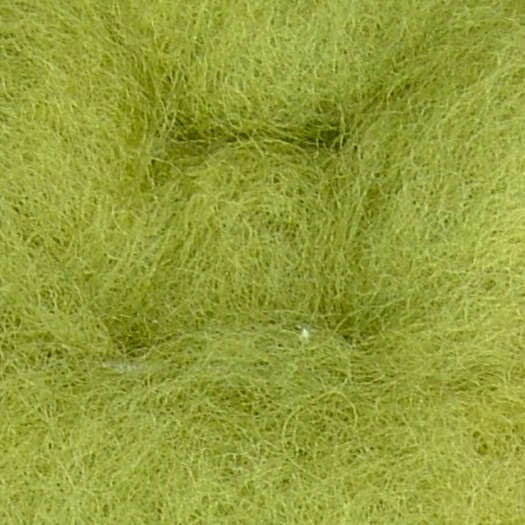 Merinowolle (bunt) - gelbgrün extra fein im Vlies