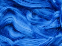 Viskose, brilliantblau sehr fein im Band Viskose, brilliantblau sehr fein im Band