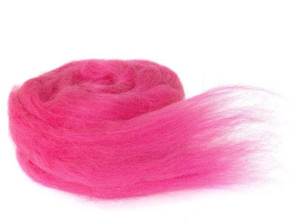 Bergschafwolle (bunt) - koschenillepink mittelfein im Band