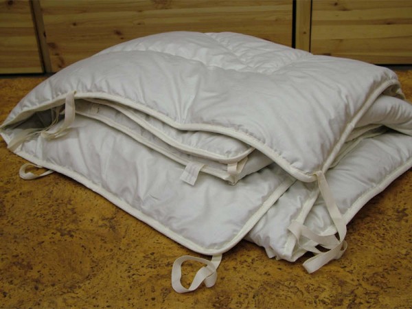 Steppdecke - 155 x 220 cm 1600g Wolle (kbT)