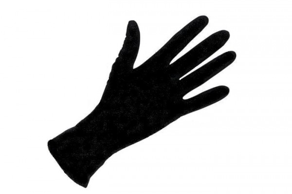 Nitril-Einmalhandschuhe, schwarz, Gr. S, 100 Sück