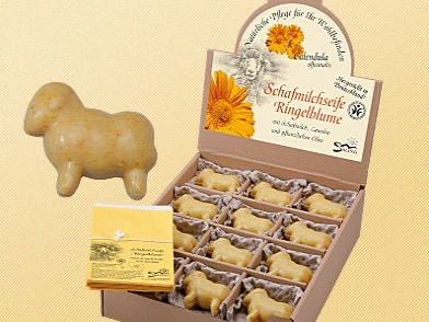 Saling Schafmilchseife Schaf mit Ringelblume, 85g