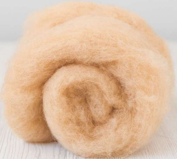 Sonderposten 19,80€/kg 500g Bergschafwolle im Vlies haut mittel S426